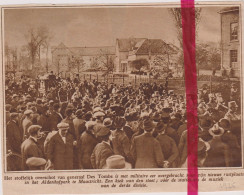 Maastricht - Begrafenis Generaal Des Tombe - Orig. Knipsel Coupure Tijdschrift Magazine - 1925 - Zonder Classificatie