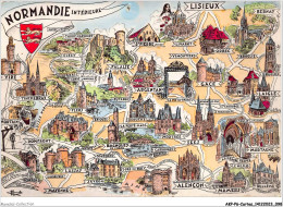 AKPP6-0498-CARTES - NORMANDIE INTERIEURE  - Landkarten