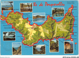 AKPP6-0463-CARTES - ILE DE PORQUEROLLES  - Landkarten