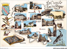 AKPP6-0452-CARTES - LA CREUSE TOURISTIQUE  - Cartes Géographiques