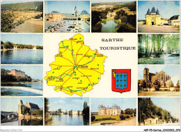 AKPP5-0406-CARTES - SARTHE TOURISTIQUE  - Cartes Géographiques