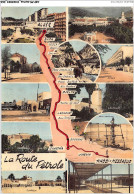 AKPP5-0401-CARTES - LA ROUTE DU PETROLE - ALGER - HASSI MESSAOUD  - Cartes Géographiques