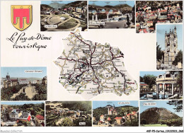 AKPP5-0402-CARTES - LE PUY-DE-DOME TOURISTIQUE  - Cartes Géographiques