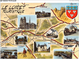 AKPP5-0393-CARTES - LE LOIRET TOURISTIQUE  - Maps