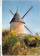 AKPP4-0367-MOULIN - ILE DE NOIRMOUTIER - L'HERBAUDIERE - MOULIN DE LA RENARDE  - Moulins à Vent