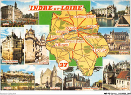 AKPP5-0370-CARTES - INDRE-ET-LOIR  - Cartes Géographiques