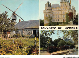 AKPP4-0350-MOULIN - BRISSAC - MOULIN DU PAVE - CHATEAU SQUARE JEANNE SAY  - Moulins à Vent