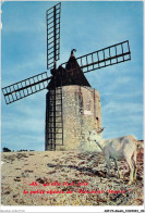 AKPP4-0335-MOULIN - FONTVIEILLE - LE MOULIN DE DAUDET ET LA PETITE CHEVRE DE L'HISTOIRE  - Windmühlen