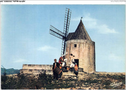 AKPP4-0334-MOULIN - FONTVIEILLE - LE MOULIN D'ALPHONSE DAUDET  - Windmühlen
