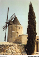 AKPP4-0308-MOULIN - LE MOULIN DE DAUDET PRES DU VILLAGE DE FONTVIEILLE  - Moulins à Vent