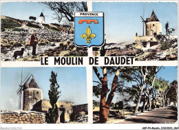 AKPP4-0309-MOULIN - LE MOULIN D'ALPHONSE DAUDET - A FONTVIEILLE  - Moulins à Vent