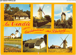 AKPP4-0294-MOULIN - LA VENDEE - SES MOULINS - SES BOURINES  - Windmills