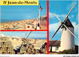 AKPP3-0206-MOULIN - SAINT-JEAN DE MONTS - PLAGE ET MOULIN  - Windmühlen