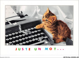 AKPP10-0791-CHAT - CHATON - JUSTE UN MOT  - Chats