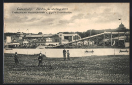 AK Oldenburg / Old., Landes-Ausstellung 1905, Teichpartie Mit Wasserrutschbahn U. Hoyer`s Seeschlösschen  - Autres & Non Classés