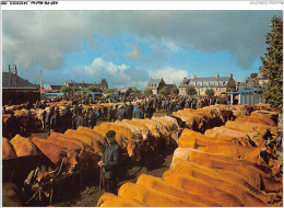 AKPP8-0682-METIER - LAGUIOLE - SUR LES MONTS D'AUBRAC - UN JOUR DE FOIRE  - Paysans