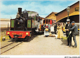 AKPP7-0551-TRAIN - MUSEE DE TRANSPORTS DE PITHIVIERS - LE TORTILLARD EN GARE - LOCOMOTIVE 030 T - LE MINIGIC  - Trains