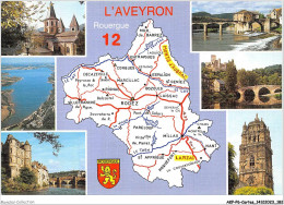 AKPP6-0540-CARTES - L'AVEYRON - ANCIEN ROUERGUE  - Cartes Géographiques