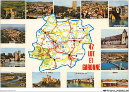 AKPP6-0512-CARTES - LOT-ET-GARONNE  - Cartes Géographiques