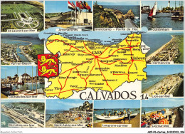 AKPP6-0502-CARTES - CALVADOS  - Cartes Géographiques