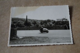 Superbe Ancienne Photo,course Moto GP 1936,August Hobl Sur DKW,85 Mm./60 Mm.,pour Collection,collector - Sports