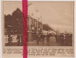 Venray - Landbouwtentoonstelling - Orig. Knipsel Coupure Tijdschrift Magazine - 1925 - Sin Clasificación