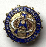 Ancien Insigne De Boutonnière - Automobile Club De L'Ouest De La France ACO - Chobillon Paris - KFZ