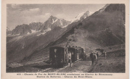 HTE SAVOIE-Chemin De Fer Du Mt-Blanc Conduisant Au Glacier De Bionnassay 2600m-Station De Bellevue - LM 653 - Other & Unclassified