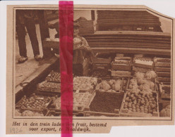 Lading Fruit Voor Naaldwijk - Orig. Knipsel Coupure Tijdschrift Magazine - 1926 - Ohne Zuordnung