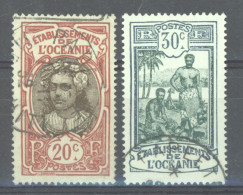 Océanie  :  Yv  69-70  (o) - Used Stamps