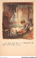 AKOP2-0122-ILLUSTRATEUR - POULBOT - On Dort Pas Bien A L'hopital - Les Lits Sont Trop Mous - Poulbot, F.