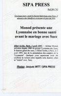 1997 JEROME MONOD PRESIDENT DE LA LYONNAISE DES EAUX - Geïdentificeerde Personen