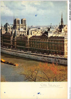 AKOP1-0069-MONIER - PARIS - La Seine - Le Palais De Justice - Notre-Dame - Sainte Chapelle - Monier