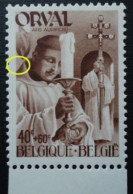 BELGIQUE N°558 V4 Point Derrière Le Capuchon Du Moine De Gauche MNH** - 1931-1960