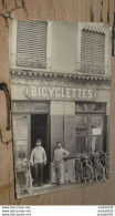 SAINT FONS : Carte Photo Commerce Bicyclettes SOTTET, 50 Rue Nationale  ............. 8321 - Autres & Non Classés