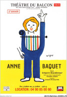 AKOP6-0545-ILLUSTRATEUR - SAVIGNAC - Theatre Du Balcon - Anne Baquet - Savignac