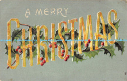 R177013 A Merry Christmas. Greeting Card. 1908 - Wereld