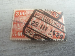 Belgique - Chemins De Fer - Spoorwegen - 3f. - Rouge-orange - Oblitéré - Année 1929 - - Gebraucht