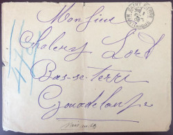 Martinique, Enveloppe De Saint-Pierre 1902 Pour Basse-Terre, Guadeloupe - (B3881) - Lettres & Documents
