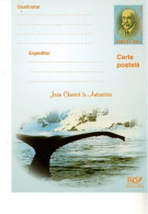 ROMANIA 2003: POLAR EXPLORER JEAN CHARCOT Unused Prepaid Postal Stationery Card - Registered Shipping! - Ganzsachen