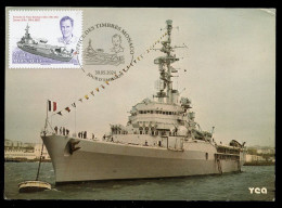 MONACO (2024) Carte Maximum Card - Formation Prince Albert - Porte Hélicoptères Le Jeanne D'Arc, Helicopter Carrier - Maximum Cards