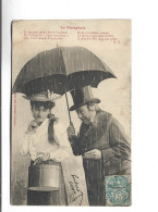 CPA   COUPLE, LE PARAPLUIE - Sonstige & Ohne Zuordnung