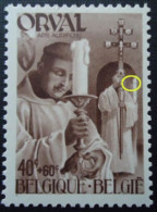 BELGIQUE N°558 V10 Point Dans Le Coin Du Vitrail MNH** - 1931-1960