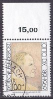 (BRD 1991) Mi. Nr. 1573 O/used Oberrand (BRD1-11) - Gebraucht