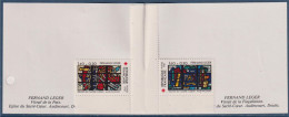 Croix Rouge 1981 Du Carnet 2030 N°2175 Et 2176 Neufs Eglise Du Sacré Coeur D'Audincourt, Vitraux De Fernand Léger - Neufs