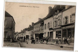 COURVILLE LA RUE CARNOT COMMERCES TRES ANIMEE - Courville