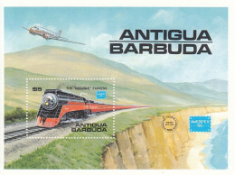 ANTIGUA & BARBUDA Block 110,unused - Trains