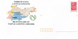82 PAP  Foire De LAVIT De LOMAGNE LAMOUCHE Bicentenaire Du TARN & GARONNE Napoléon Et Révolution (349) - Prêts-à-poster:Overprinting/Lamouche