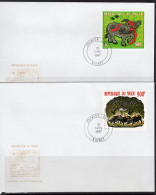 Niger 1997, Year Of The Ox, 2val In 2FDC - Niger (1960-...)