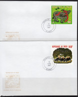 Niger 1997, Year Of The Ox, 2val In 2FDC - Cows